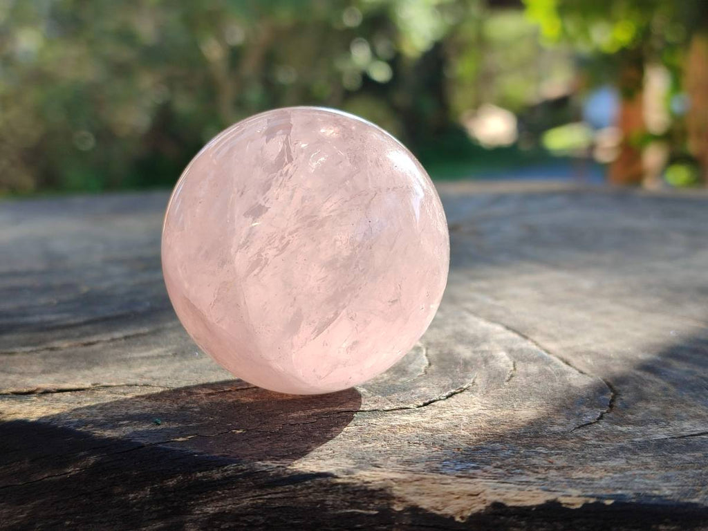 Polished Rose Quartz Spheres x 12 From Madagascar - Toprock Gemstones and Minerals 