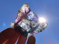 Natural Watermelon Fluorite Cobbed Specimens x 28 From Uis, Namibia