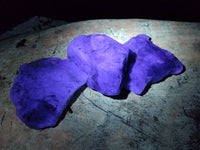 Natural Watermelon Fluorite Cobbed Specimens x 28 From Uis, Namibia