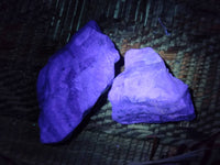 Natural Watermelon Fluorite Cobbed Specimens x 28 From Uis, Namibia