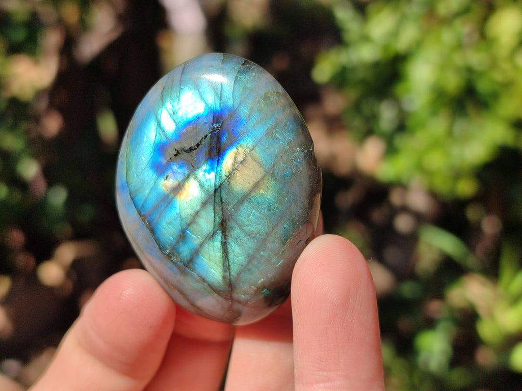 Polished Labradorite Galets x 12 From Tulear, Madagascar - Toprock Gemstones and Minerals 