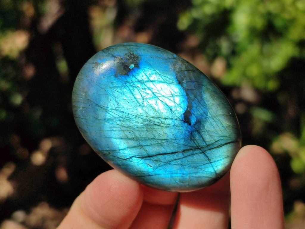 Polished Labradorite Galets x 12 From Tulear, Madagascar - Toprock Gemstones and Minerals 