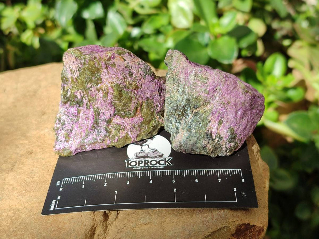 Natural Stichtite Cobbed Specimens x 35 From Barberton, South Africa - Toprock Gemstones and Minerals 