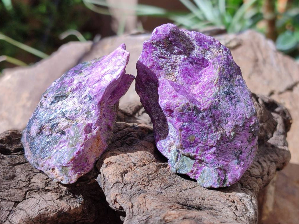 Natural Stichtite Cobbed Specimens x 35 From Barberton, South Africa - Toprock Gemstones and Minerals 