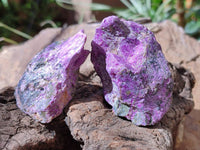 Natural Stichtite Cobbed Specimens x 35 From Barberton, South Africa
