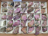 Natural Stichtite Cobbed Specimens x 35 From Barberton, South Africa