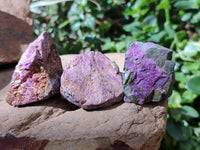 Natural Stichtite Cobbed Specimens x 35 From Barberton, South Africa
