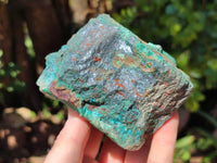 Natural Shattuckite, Malachite, Cuprite, Bornite, Chalcocite  Specimens x 3 From Kaokoveld, Namibia