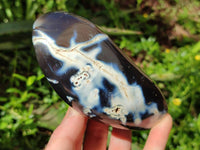 Polished Mixed Selected Agate Standing Free Forms x 4 From Madagascar