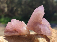 Natural Small Amethyst Spirit Quartz Clusters x 20 From Boekenhouthoek, South Africa