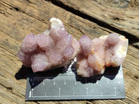 Natural Small Amethyst Spirit Quartz Clusters x 20 From Boekenhouthoek, South Africa