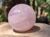 Polished Star Rose Quartz Spheres x 6 From Madagascar