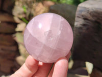 Polished Star Rose Quartz Spheres x 6 From Madagascar