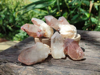 Natural Red Hematoid Quartz Crystals x 35 From Karoi, Zimbabwe