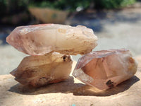 Natural Red Hematoid Quartz Crystals x 35 From Karoi, Zimbabwe