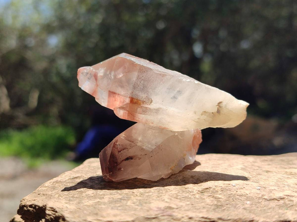 Natural Red Hematoid Quartz Crystals x 35 From Karoi, Zimbabwe - Toprock Gemstones and Minerals 