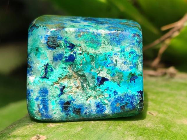 Polished Shattuckite Free Forms x 35 From Congo - Toprock Gemstones and Minerals 