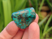 Polished Shattuckite Free Forms x 35 From Congo