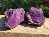 Natural Selected Rough Purpurite Specimens x 12 From Erongo, Namibia