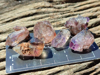 Natural Window Amethyst Crystals x 70 From Chiredzi, Zimbabwe