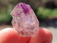 Natural Window Amethyst Crystals x 70 From Chiredzi, Zimbabwe