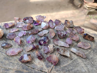 Natural Window Amethyst Crystals x 70 From Chiredzi, Zimbabwe