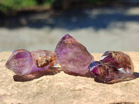Natural Window Amethyst Crystals x 70 From Chiredzi, Zimbabwe