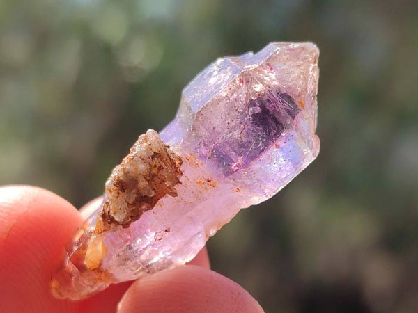Natural Window Amethyst Crystals x 70 From Chiredzi, Zimbabwe
