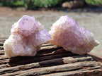 Natural Sunburst Amethyst Spirit Quartz Clusters x 12 From Boekenhouthoek, South Africa - Toprock Gemstones and Minerals 