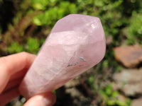 Polished Double Terminated Rose Quartz Crystals x 4 From Ambatondrazaka, Madagascar