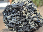 Natural Schorl Black Tourmaline with Mica x 2 From Erongo, Namibia - Toprock Gemstones and Minerals 