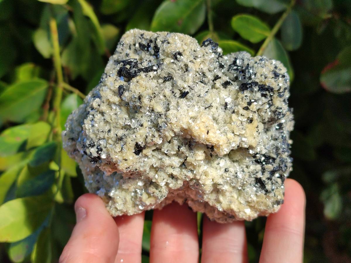Natural Schorl Black Tourmaline with Mica x 2 From Erongo, Namibia - Toprock Gemstones and Minerals 