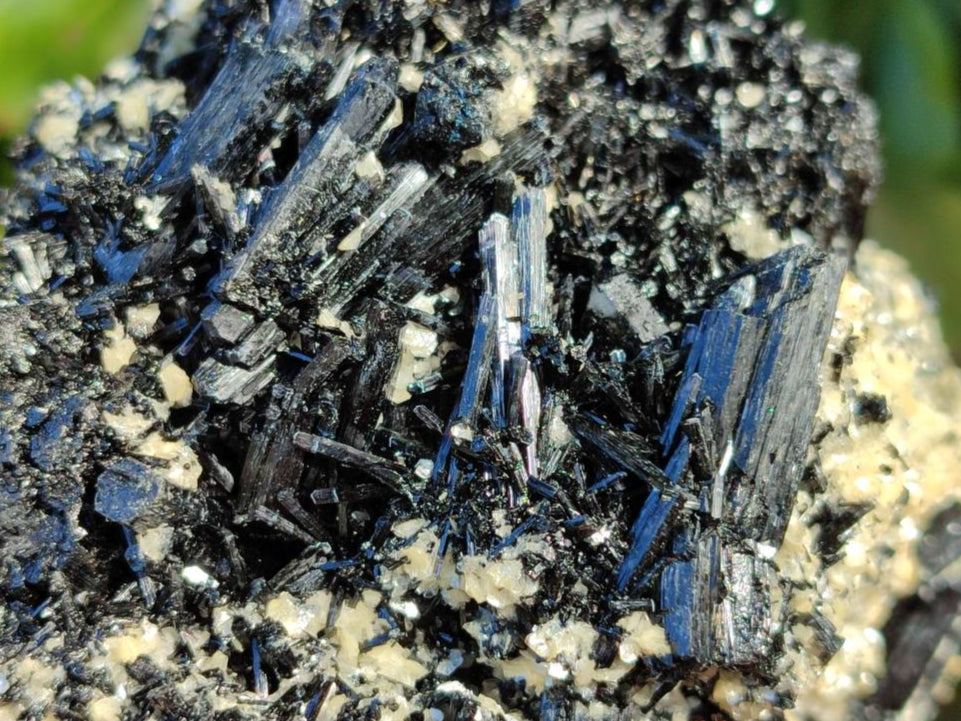 Natural Schorl Black Tourmaline with Mica x 2 From Erongo, Namibia - Toprock Gemstones and Minerals 