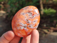 Polished Carnelian Agate Gemstone Galets x 20 From Madagascar