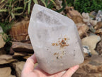 Polished Window Clear Quartz Crystal With Inclusions x 1 From Madagascar - Toprock Gemstones and Minerals 