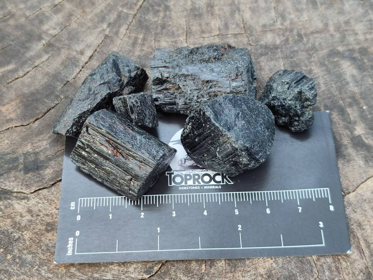 Natural Black Tourmaline Specimens x 2.73 Kg Lot From Zimbabwe - Toprock Gemstones and Minerals 