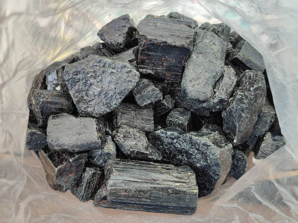 Natural Black Tourmaline Specimens x 2.73 Kg Lot From Zimbabwe - Toprock Gemstones and Minerals 