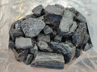 Natural Black Tourmaline Specimens x 2.73 Kg Lot From Zimbabwe