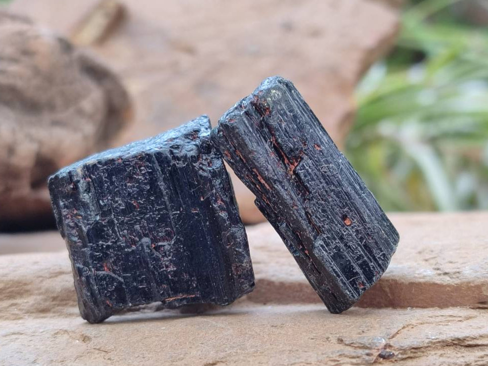 Natural Black Tourmaline Specimens x 2.73 Kg Lot From Zimbabwe - Toprock Gemstones and Minerals 