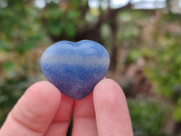 Polished Mini Lazulite Hearts x 35 From Madagascar