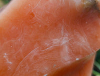 Hand Made Orange Twist Calcite Flame x 1 From Maevantanana, Madagascar