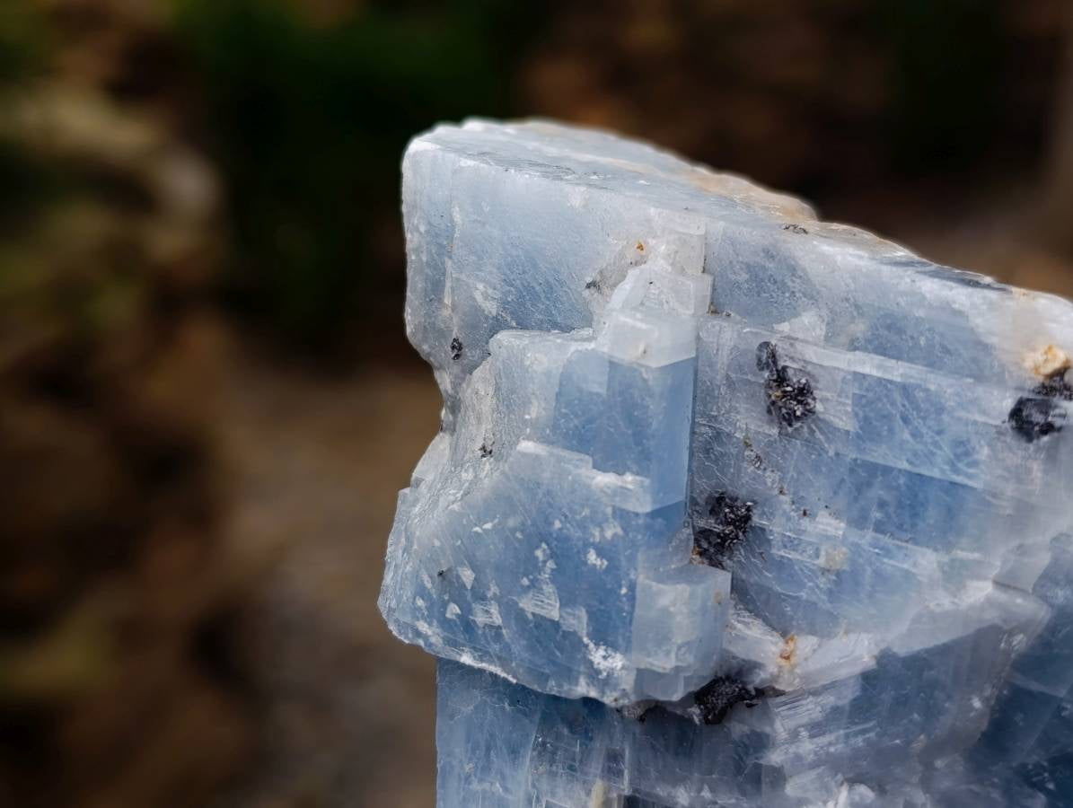 Natural New Sky Blue Calcite Specimens x 12 From Spitzkop, Namibia - Toprock Gemstones and Minerals 