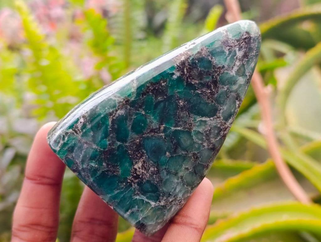 Polished Emerald Mica 'Mutokolite' Standing Free Forms x 4 From Mutoko, Zimbabwe - Toprock Gemstones and Minerals 