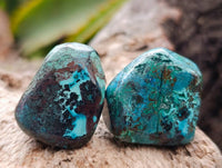 Polished Shattuckite Free Forms x 35 From Congo