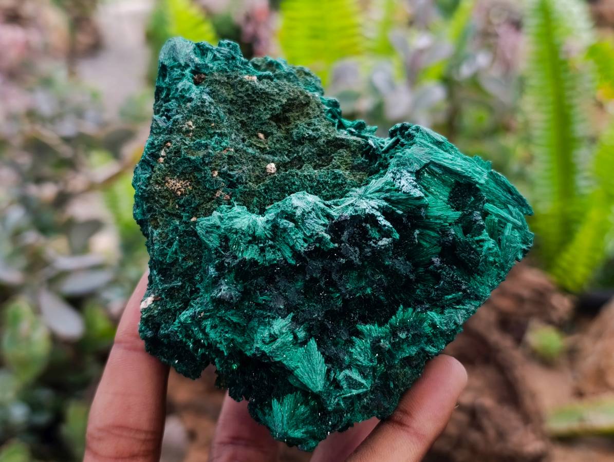 Natural Silky Malachite Specimens x 3 From Kasompe, Congo - Toprock Gemstones and Minerals 