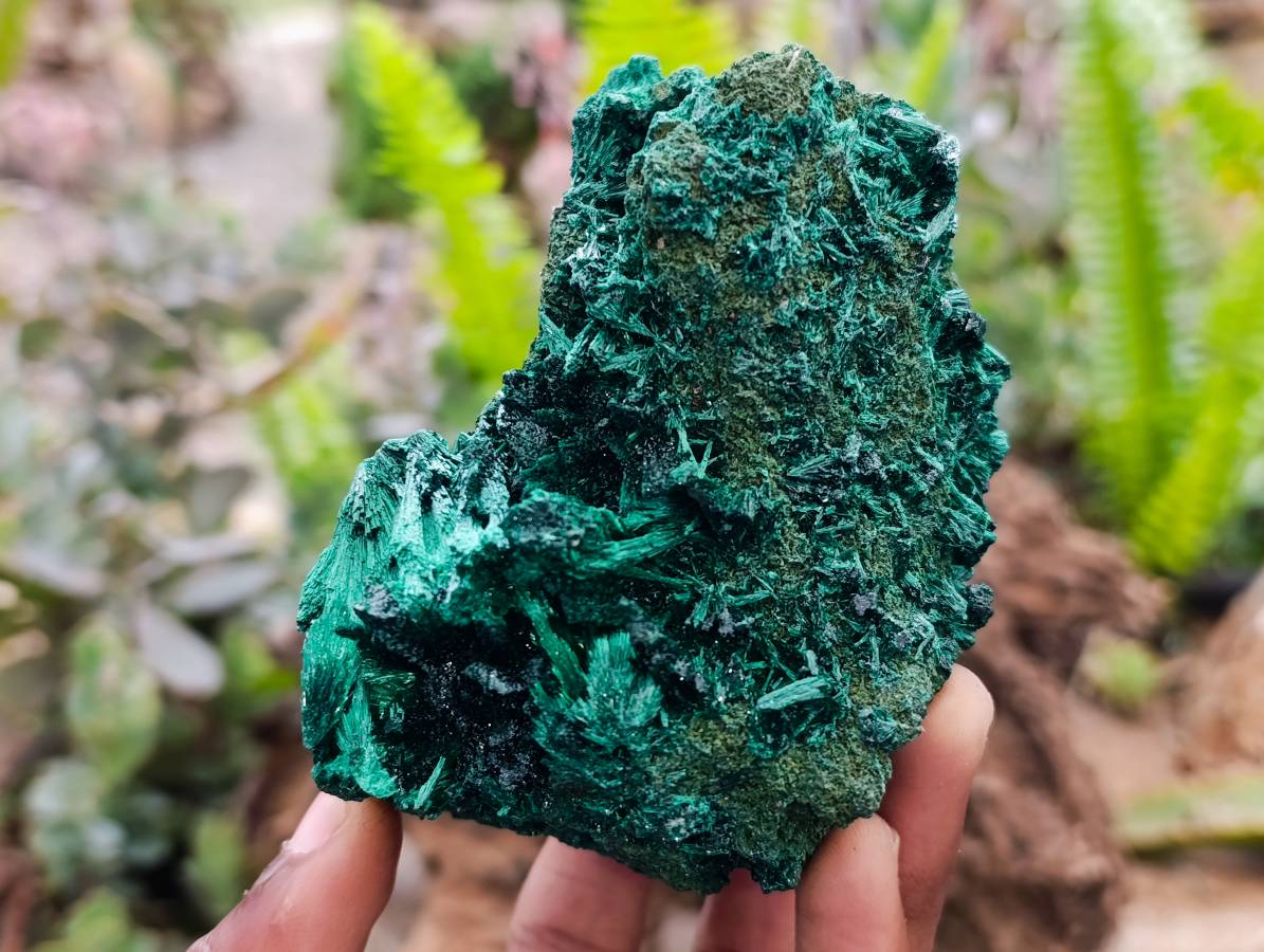 Natural Silky Malachite Specimens x 3 From Kasompe, Congo - Toprock Gemstones and Minerals 
