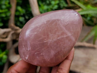Polished Rose Quartz Standing Free Forms x 4 From Madagascar