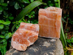 Natural Sunset Orange Calcite Specimens x 12 From Spitzkop, Namibia - Toprock Gemstones and Minerals 