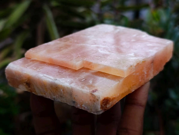 Natural Sunset Orange Calcite Specimens x 12 From Spitzkop, Namibia