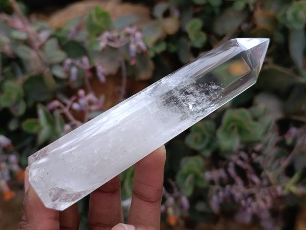 Polished Clear Quartz Crystals x 4 From Madagascar